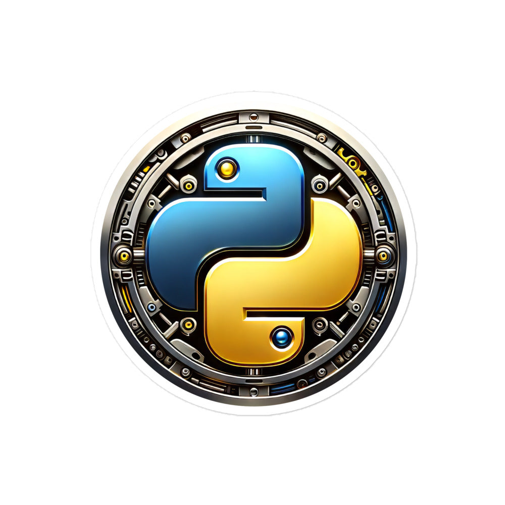 Quantum Python Sticker – Socratica