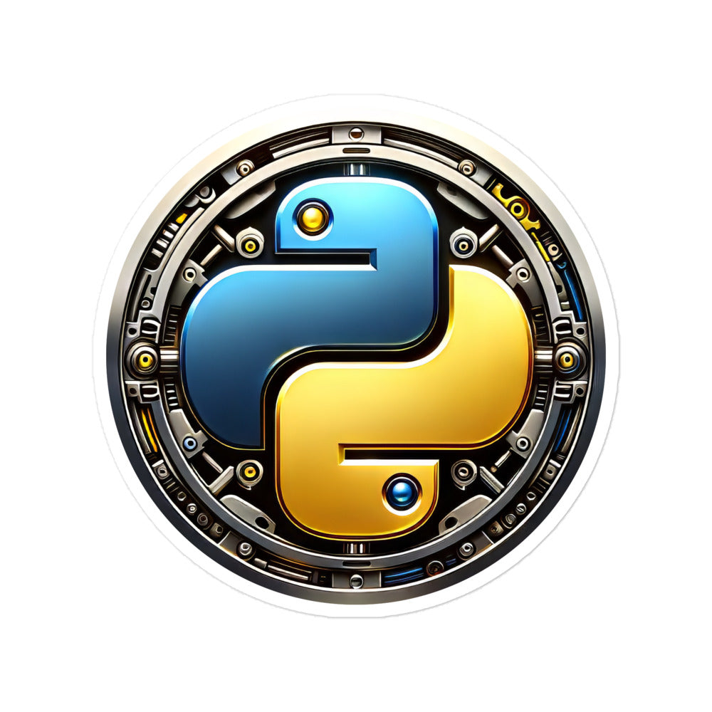 Quantum Python Sticker – Socratica